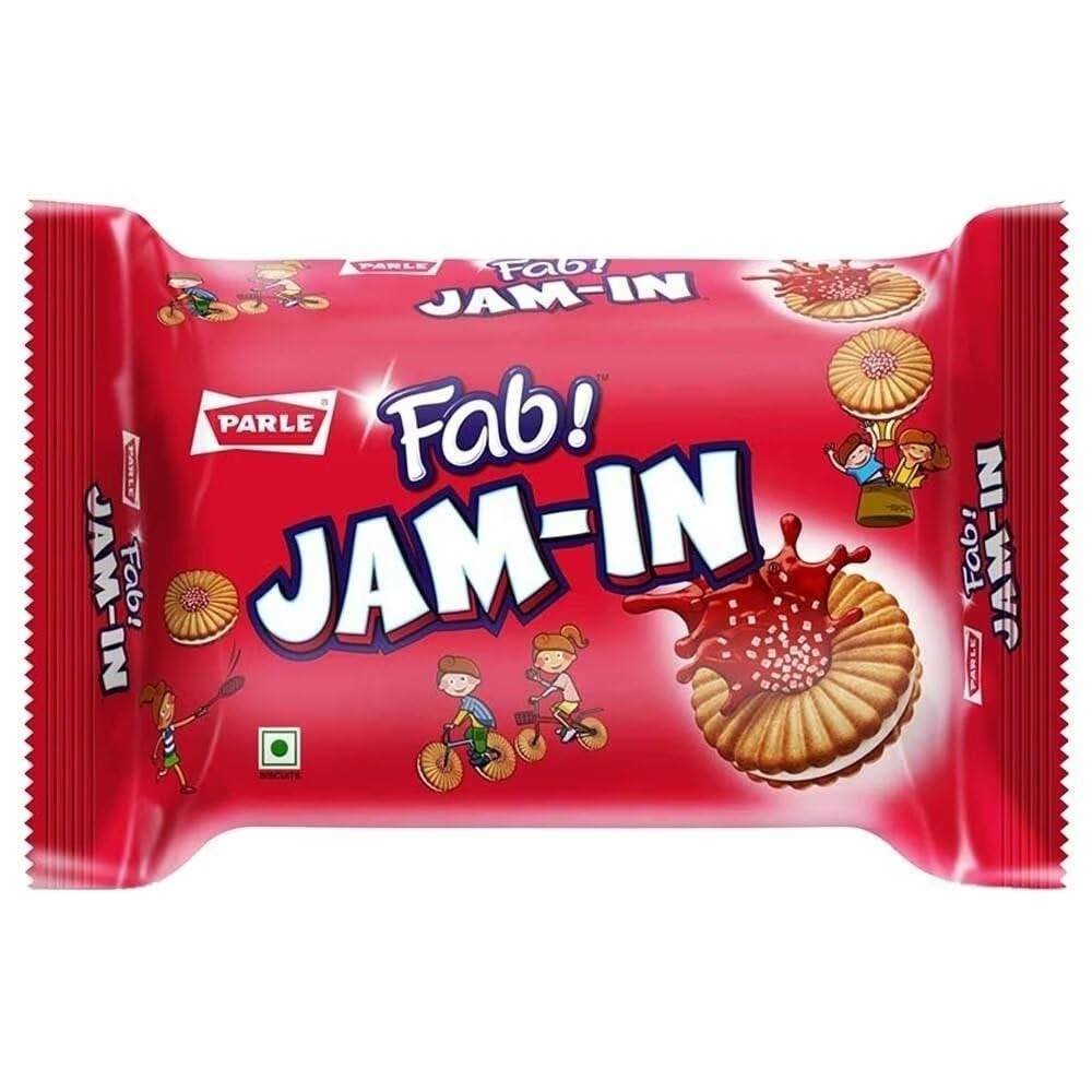 uk61GUzdRdxjL-1-1.jpg Parle Fab Jam-In Mixed Fruit Sandwich Biscuits, 495G - Flavoured, Strawberry - Fast UK Delivery - Image 1
