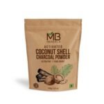 MB Herbals Activated Coconut Shell Charcoal Powder 100 gram | Ultrafine | Used for formulation for face packs & soaps - Fast UK Delivery