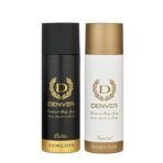 DENVER Caliber Deo & Imperial Deo - 200ML Each (Combo Pack of 2) | Long Lasting Deodorant Body Spray for Men - Fast UK Delivery