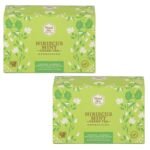 Mittal Teas, Hibiscus Mint Green Tea | 20 Eco-Friendly Pyramid Tea Bags | All Natural Organic Ingredients | Fresh Detox For Healthy Skin, 40 GM (Pack of 2) - Fast UK Delivery