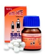 KRIG'S Sbl Rite Hite Tablets Homeopathic-Pack Of 1 Bottle-30 Days Pack - Fast UK Delivery