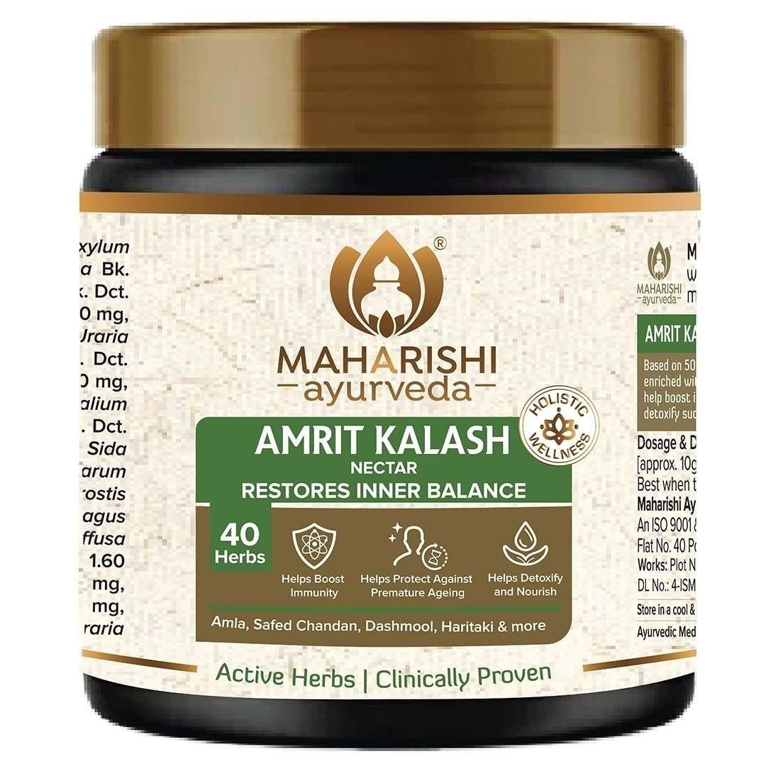 uk61H3yF-TrsL-1-1.jpg Maharishi Ayurveda Amrit Kalash Nectar Paste 600 gms - Fast UK Delivery - Image 1