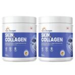 DR. MOREPEN Marine Collagen Skin Protein Powder With Hyaluronic Acid, Vitamin C, Sesabania & Biotin For Healthy Skin | Pineapple Flavour | 250g Pack of 2 - Fast UK Delivery