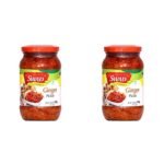 SWAD Ginger Pickle / Adrak ka Achar, 400 gm Each | Pack of 2 - Fast UK Delivery