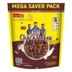 Kwality Choco Flakes 1.2 Kg | Crispy, Wholesome Cereal Made with Whole Wheat | Zero Maida and No Preservatives | Packed with Fiber, Protein - Fast UK Delivery