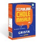 CRISTA Jain Punjabi Chole Masala | Chana Masala | Vegan | No Onion | No Garlic | No Added Sugar | Zero added Colours, Fillers, Additives & Preservatives | 100 gms