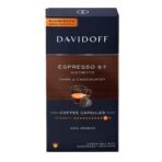 Davidoff Espresso 57 Ristretto Dark and Chocolate Coffee 10 Capsules, 11/12 Intensity, 100% Arabica, 55G - Fast UK Delivery