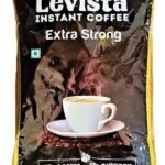 Levista Instant Coffee | Extra Strong Blend | Coffee 57%, Chicory 43% Blend | Economical/Institutional Pack | A++ Grade, 200g (200g x 2 Pcs) - Fast UK Delivery