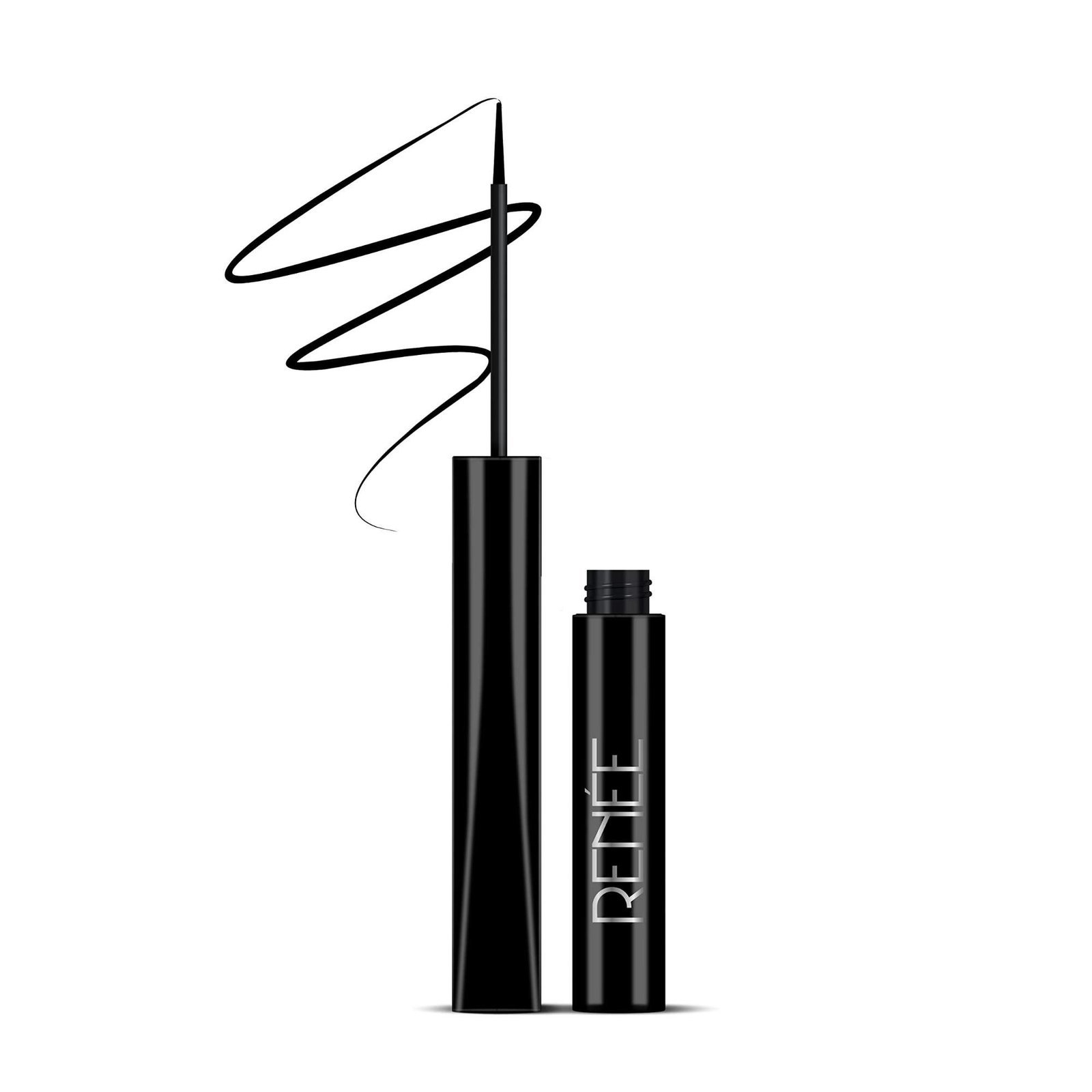 uk61JSCzm7FL-1.jpg RENEE Extreme Stay Liquid Eyeliner 3x Black 4.5ml, Intense, Vibrant Color Payoff | One Swipe, Long Lasting, Matte, Waterproof, Smudge-proof All Day Shades | Infused With Castor Oil - Vegan - Fast UK Delivery - Image 1