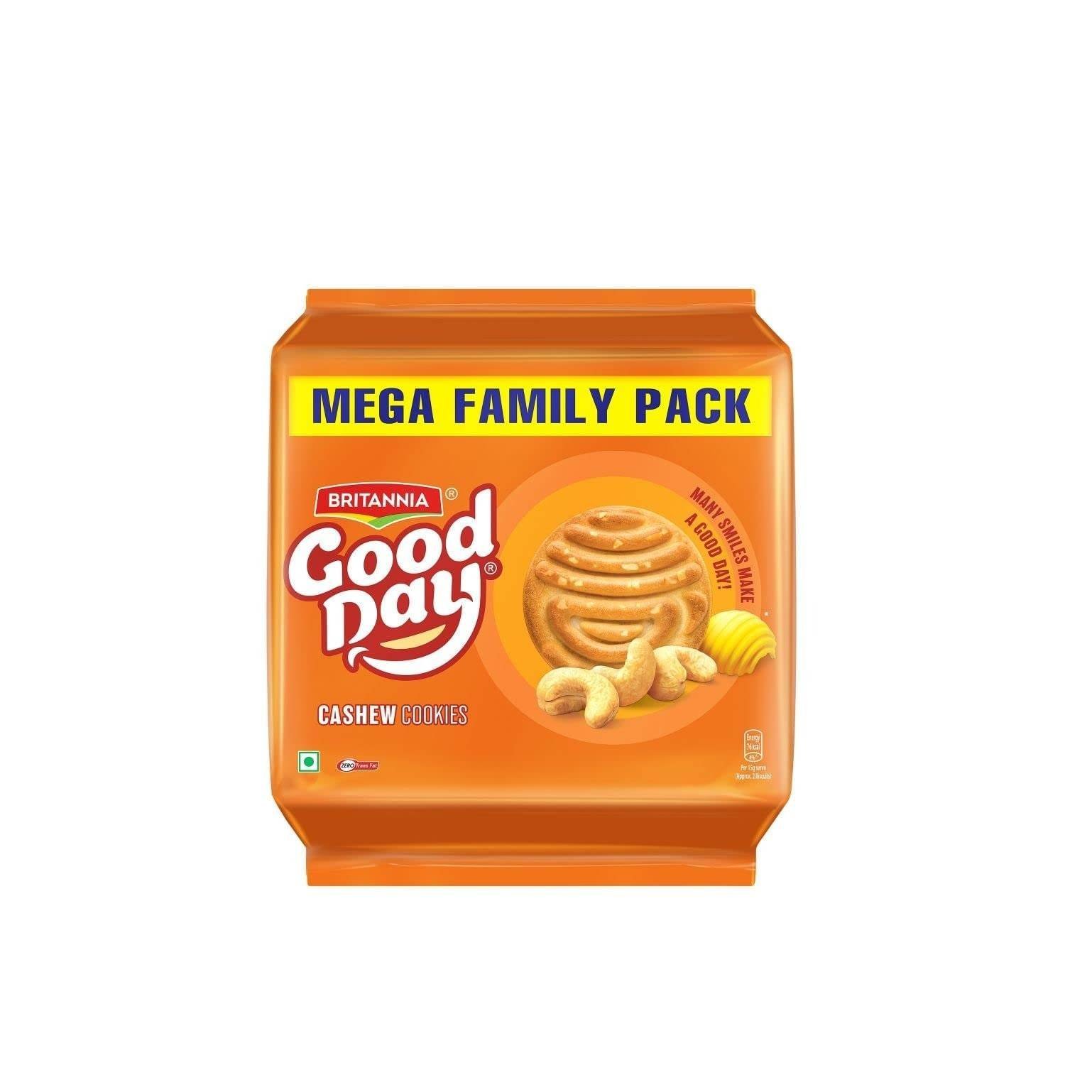 uk61K-xGLgpnL-1-1.jpg Good Day Cashew Cookies, 1 Kg - Fast UK Delivery - Image 1