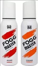 FOGG Master cader,agar, Fragrance Body Spray - For Men(combo) Deodorant Spray - For Men & Women (240 ml, Pack of 2) - Fast UK Delivery