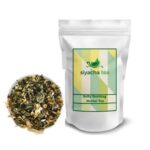 Siyacha Tea Happy Belly Tisane|Green Tea,Peppermint Leaves,Chamomile,Fennel Seeds,Ginger Roots,Licorice|Soothes Tummy & Aids Weight Loss|250 Grams |Makes 125 Cups (approx) - Fast UK Delivery