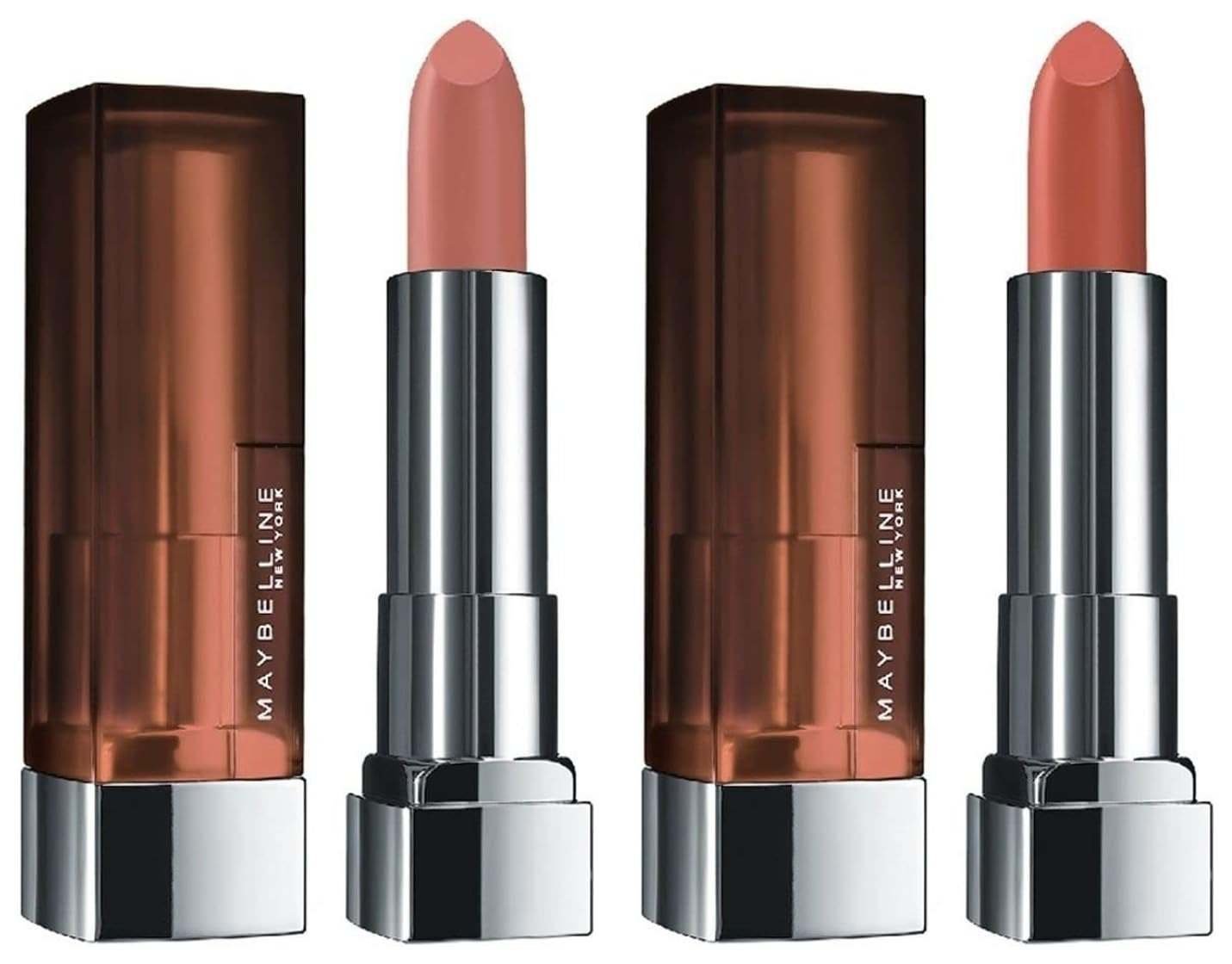 uk61KCo-KgZWL-1.jpg Maybelline New York Color Sensational Creamy Matte Lipstick, 657 Nude Nuance, 3.9G And Maybelline New York Color Sensational Creamy Matte Lipstick, 656 Clay Crush, 3.9G - Fast UK Delivery - Image 1