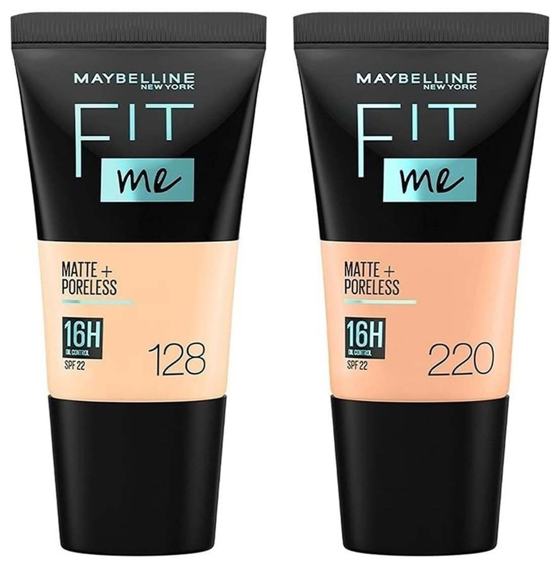 uk61KFWQfnCEL-1.jpg Maybelline New York Fit Me Matte+Poreless Liquid Foundation Medium Coverage For Oily Skin Powder Tube,220 Natural Beige,18Ml,128 Warm Nude,Pack Of 1 - Fast UK Delivery - Image 1