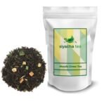 Siyacha Tea Masala Green Tea|100 Grams|Organic Chai Patti with Cardamom,Ginger,Mint, Cinnamon Blend|For Digestion, Cough & Cold, Weight Loss, Summer Spicy Beverage|Makes 50 Cups (approx) - Fast UK Delivery