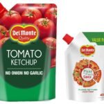 Del Monte Tomato Ketchup No Onion No Garlic Pouch, 950 g & Delmonte Del Monte Pizza & Pasta Sauce Spout Pack, 400g - Fast UK Delivery