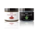 Beaface combo pack Saffron Face gel and Aloe vera skin gel (Pack of 2x100gm)