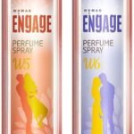 Engage Perfume Spray W5 For Women & Perfume Spray W6 For Women, 160ml Each - Fresh - Fast UK Delivery