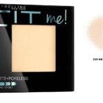 Maybelline Fit Me Matte+Poreless Pressed Powder For All Skin Types 8.5Gm With Ayur Product In Combo (230-Natural Buff), Beige - Fast UK Delivery