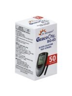 Dr. Morepen BG-03 Blood Glucose Test Strips, 50 Strips (Black/White)(Only Strips, No Glucometer) - Fast UK Delivery
