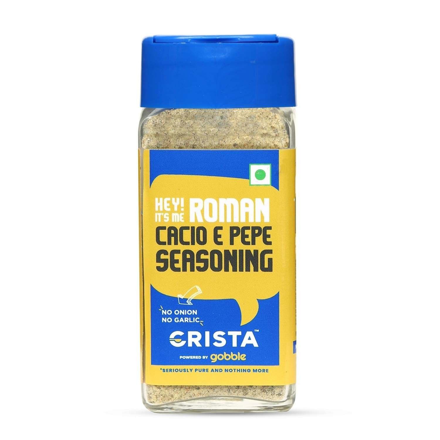 uk61MBW-QhOL-1.jpg CRISTA Roman Cacio e pepe | Premium Herbs & Spices Blends | No Onion | No Garlic | Zero added Colours, Fillers, Additives & Preservatives | 40gms - Image 1