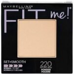Maybelline Fit Me Matte+Poreless Pressed Powder For All Skin Types 8.5Gm With Ayur Product In Combo (220-Natural Beige) - Fast UK Delivery