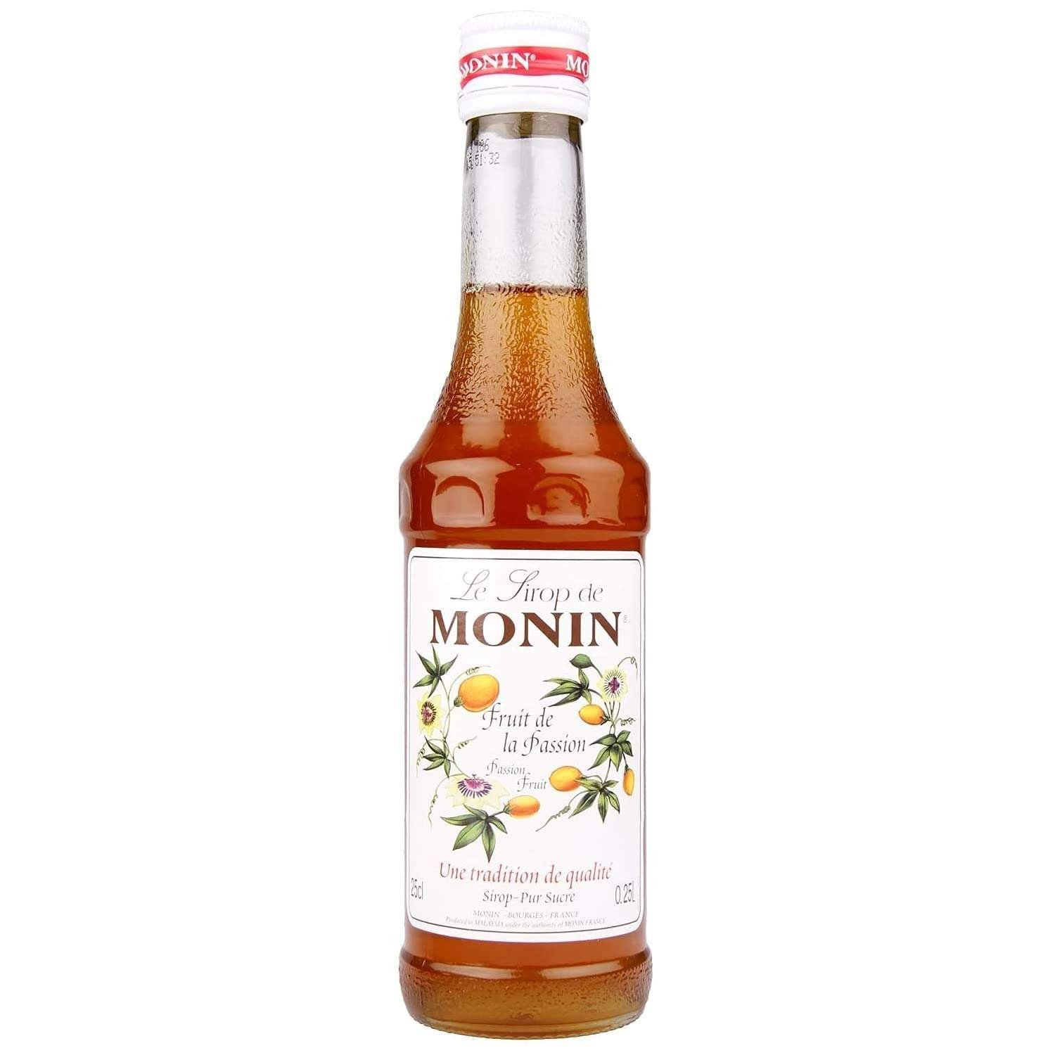 uk61N8oVI5shS-1.jpg Monin Passion Fruit Bottle, 250 ml - Fast UK Delivery - Image 1