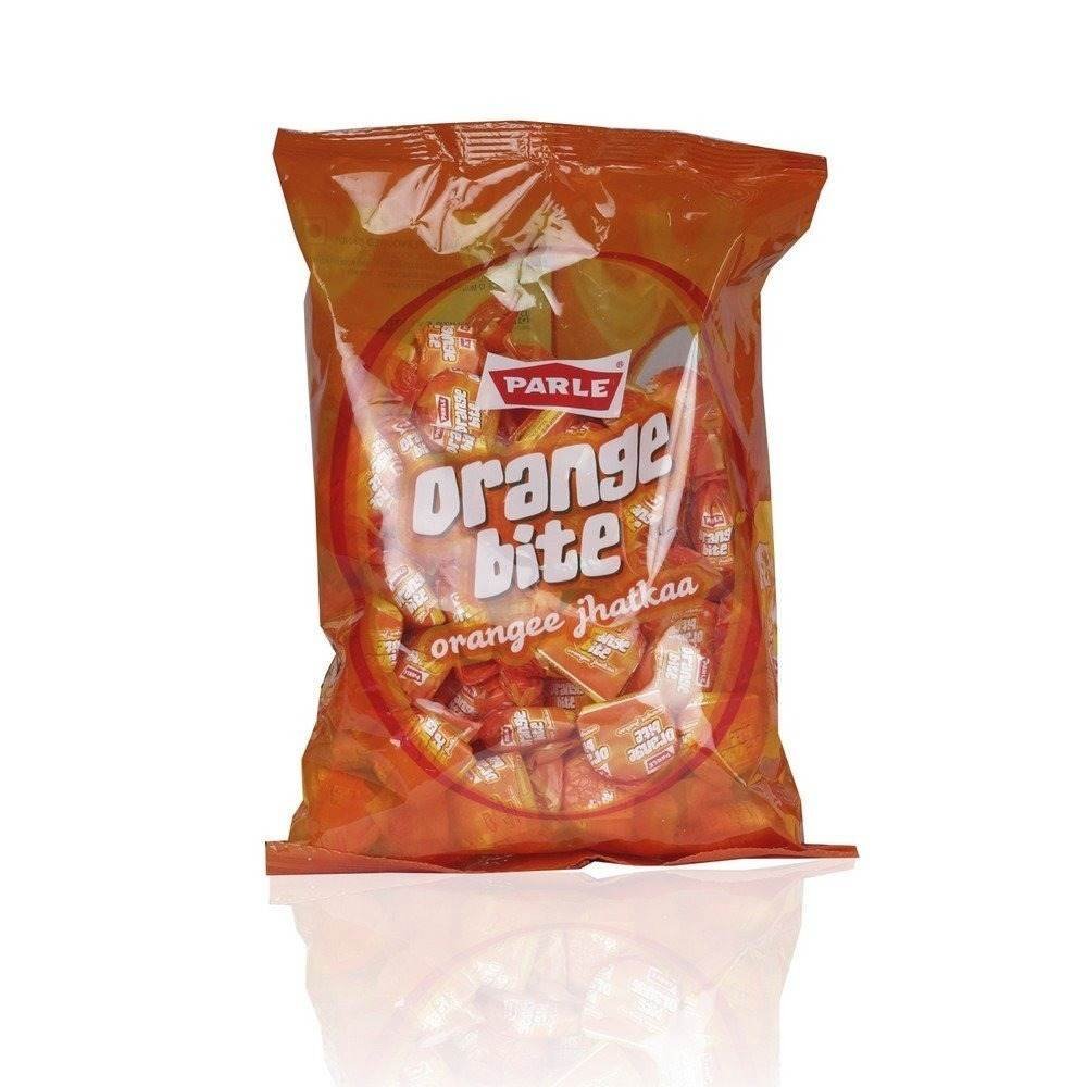 uk61NAO0u0CiL-1-1.jpg Parle Chocolate - Orange Bite 320g Pouch - Fast UK Delivery - Image 1