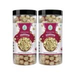 H&H HEALTH & HYGIENE Roasted Garlic And Onion Makhana Sourced Directly Healthy Snack Fox Nuts | Lotus Puffs | Rich in Calcium | Maintains Weight | Fit for Fasting(Makhana) (Pack Of 2) (100g, Garlic & Onion Pack Of 2) - Fast UK Delivery