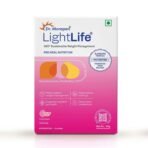 Dr. Morepen LightLife Pre-Meal Nutrition Mix | Controls Appetite & Reduces Cravings | For Men & Women | 10 Sachets | Flavor-Fruit Punch - Fast UK Delivery
