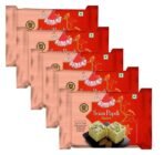 Bambino Diwali Sweets Gift Pack of Soan Papdi Badam Each 205 Gms X Pack of 5 1 kg - Fast UK Delivery
