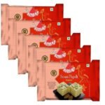 Bambino Diwali Sweets Gift Pack of Soan Papdi Badam Each 205 Gms X Pack of 5 1 kg - Fast UK Delivery