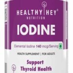 HealthyHey Nutrition Iodine | Supplement to Support The Thyroid and Maintain Healthy Cellular Metabolism* | 120 Veg Capsules - Fast UK Delivery