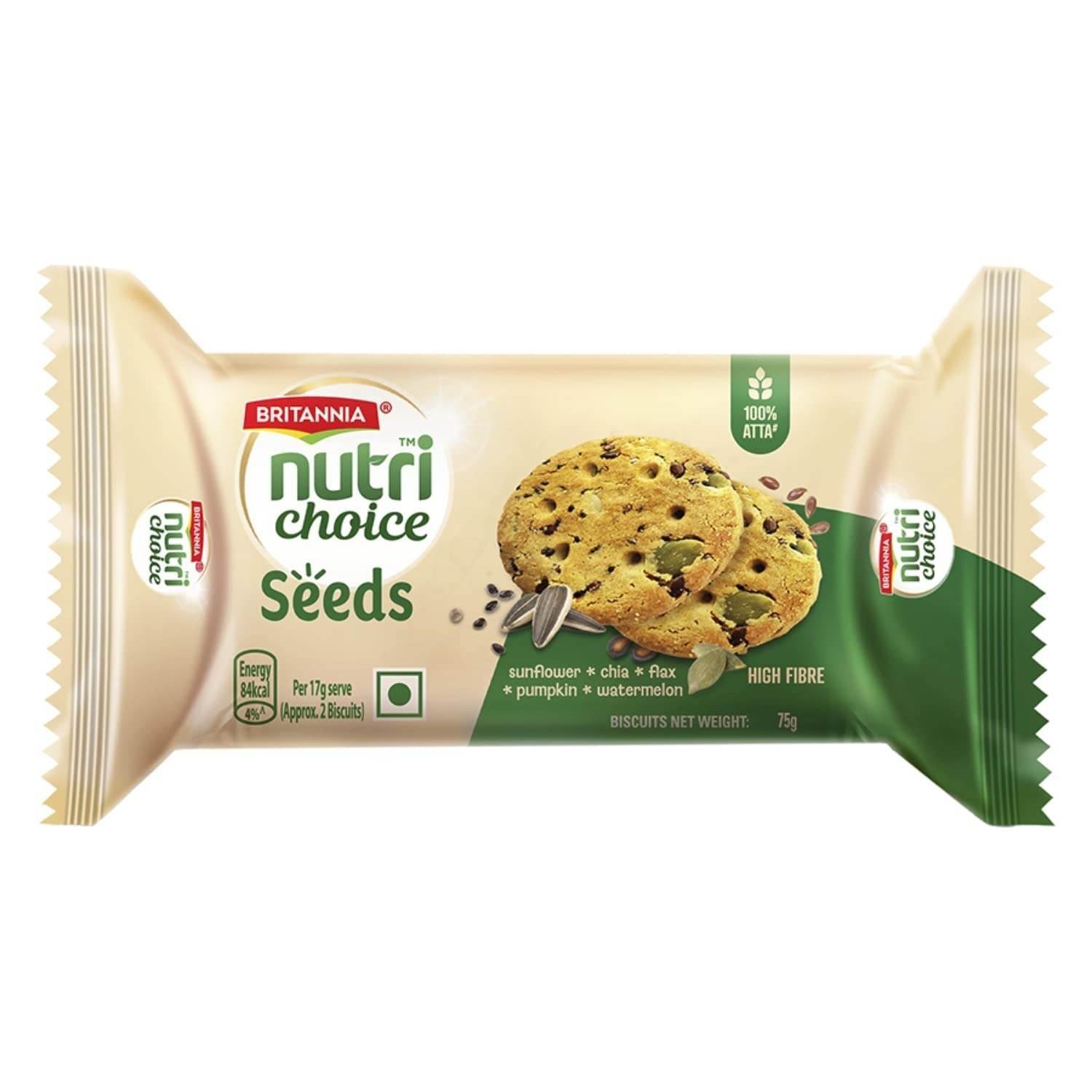 uk61OUbq2oaL-1.jpg Britannia NutriChoice Seeds Biscuits | 0% Maida & High Fibre, 75 grams - Fast UK Delivery - Image 1