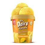 Kwality Wall's The Dairy Factory Alphonso Mango Icecream Tub, 700 ml - Fast UK Delivery