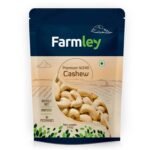 Farmley W240 Whole Cashew Nuts 250 g, Value Pack | Premium Kaju Dry Fruits, Whole Crunchy Cashews | Rich in Protein, & Nutritious | Gluten Free & Plant based Protein (Pack of 1) - Fast UK Delivery