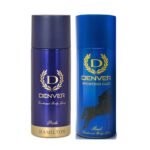 DENVER Pride & Goal Deo - 165ML Each (Combo Pack of 2) | Long Lasting Deodorant Spray For Men - Fast UK Delivery
