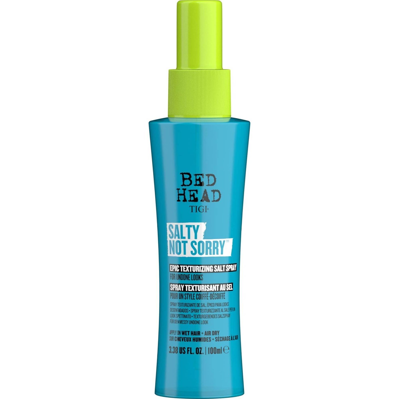 uk61PpoMdY5-L-1.jpg Bed Head TIGI Salty Not Sorry Texturizing Hair Spray with Sea Salt for Hair Styling, Creates Grip & Texture, Anti-Frizz Hair Setting Spray Protects from Humidity, Deep Hydration & Flexible Hold for Natural & Beachy Hair Look, Bold & Opulent Floral Fragrance, 100ml - Fast UK Delivery - Image 1