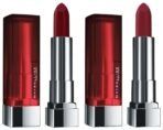 Maybelline New York Color Sensational Loaded Bold Lipstick, Midnight Date, 3.9g and Maybelline New York Color Sensational Creamy Matte Lipstick, 695 Divine Wine, 3.9g - Fast UK Delivery