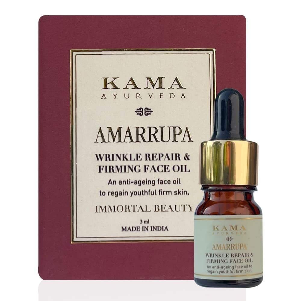 uk61PwSe7LdKL-1-1.jpg KAMA AYURVEDA AMARRUPA WRINKLE REPAIR & FIRMING FACE OIL 3ML - Fast UK Delivery - Image 1