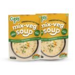 CURRYiT Mix Veg Soup 55 g (Pack of 2) | Tasty & Fresh Vegetables Flavor | First-Ever Instant Premix Soup in Thick Paste Form | Ready to Cook & Eat Food in Just 1 Minute |No Preservatives & Corn Flour - Fast UK Delivery