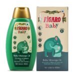 Figaro Baby Massage Oil with Goodness of Natural Olive oil enriched with vitamin E, Dermatologically tested, 400 ml - Fast UK Delivery