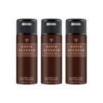 David Beckham Intimately Man Deodorant Spray 150ml (Pack of 3) - Fast UK Delivery