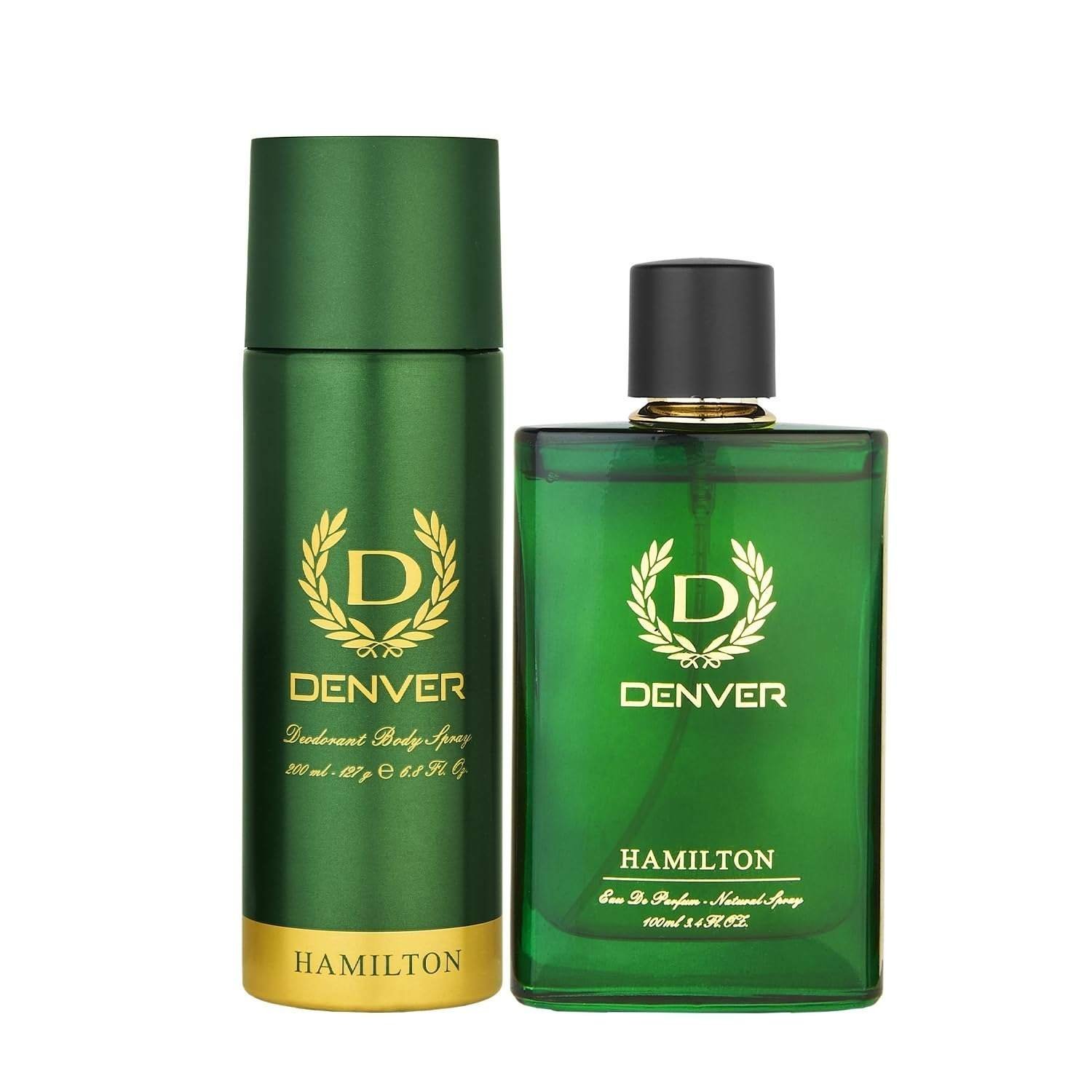 uk61QggREIIL-1.jpg DENVER Hamilton Perfume - 100ML & Hamilton Deo - 200ML (Combo Pack of 2) | Long Lasting Fragrance For Men - Fast UK Delivery - Image 1