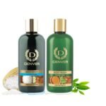DENVER Hydrating Body Wash And Purifying Body Wash -325ML Each (Combo Pack of 2)| Gentle Paraben Free Bath Cleansing Gel for Men - Fast UK Delivery