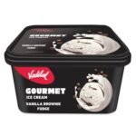 Vadilal Vanilla Brownie Fudge Ice-cream, 1Ltr Tub - Fast UK Delivery