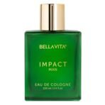 Bella Vita Luxury IMPACT MAN Eau De Cologne Perfume with Mandarin Orange, Patchouli, Cedar | Woody, Citrusy Long Lasting EDC Fragrance Scent for Men 100Ml - Fast UK Delivery