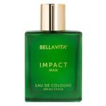 Bella Vita Luxury IMPACT MAN Eau De Cologne Perfume with Mandarin Orange, Patchouli, Cedar | Woody, Citrusy Long Lasting EDC Fragrance Scent for Men 100Ml - Fast UK Delivery