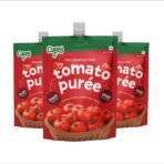 CURRYiT Tomato Puree 300 g (Pack of 3) | Made With 100% Fresh Hand picked Tomatoes | No onion, No Garlic | Tomato Paste For Cooking Pasta & Curries | No Added Preservatives or Colors | Pure & Natural - Fast UK Delivery