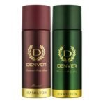 DENVER 165ML Deo Combo for Men (DEN160) - Fast UK Delivery
